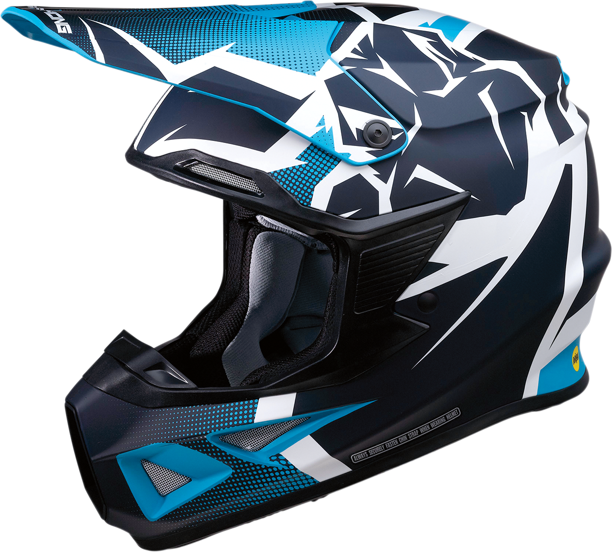 MOOSE RACING F.I. Helmet - Agroid™ - MIPS® - Navy/Light Blue - 3XL 0110-6711