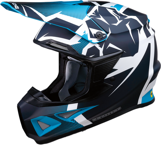 Casco MOOSE RACING FI - Agroid™ - MIPS® - Azul marino/Azul claro - 3XL 0110-6711