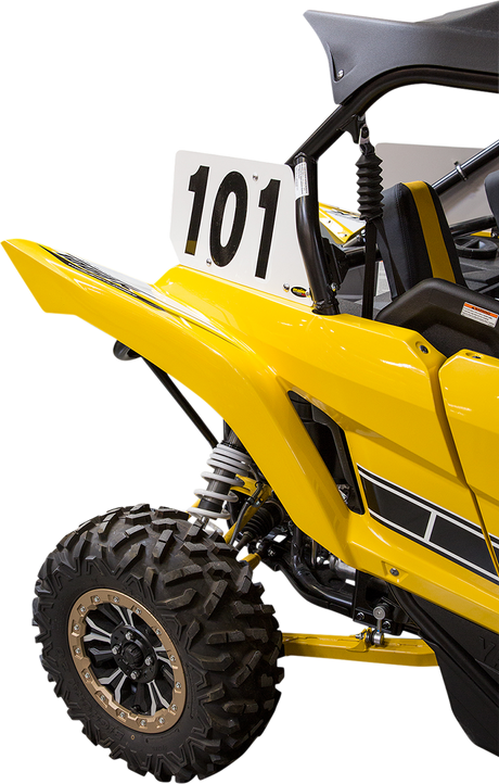MAIER Rear Number Plates - White 190421