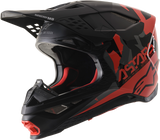 Casco ALPINESTARS Supertech M8 - Echo - MIPS - Negro/Rojo/Brillo - Pequeño 8302621-1116-SM
