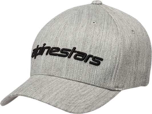 ALPINESTARS Linear Hat - Heather Gray/Black - Large/XL 1230810051126LX