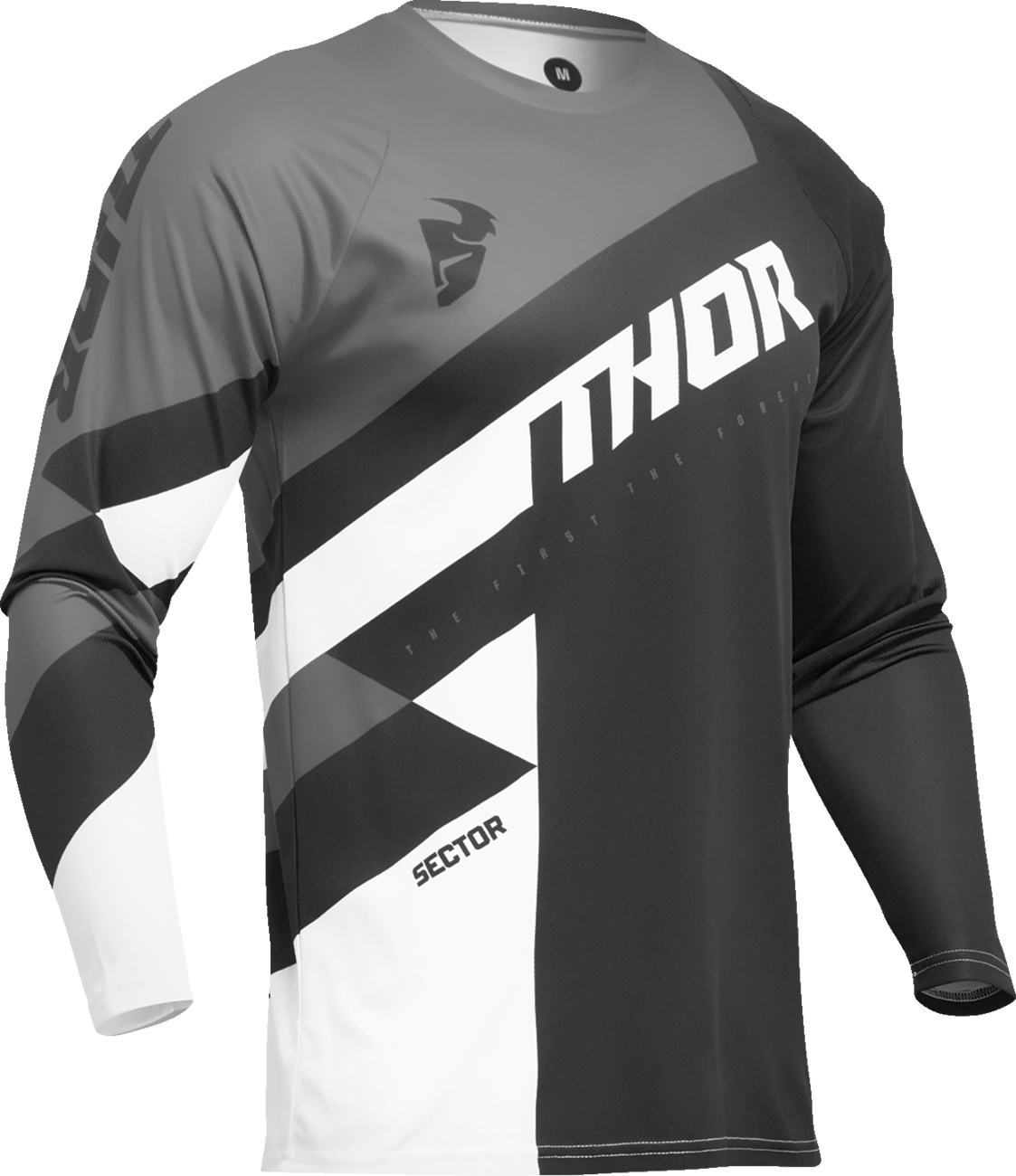 THOR Youth Sector Checker Jersey - Black/Gray - Small 2912-2408