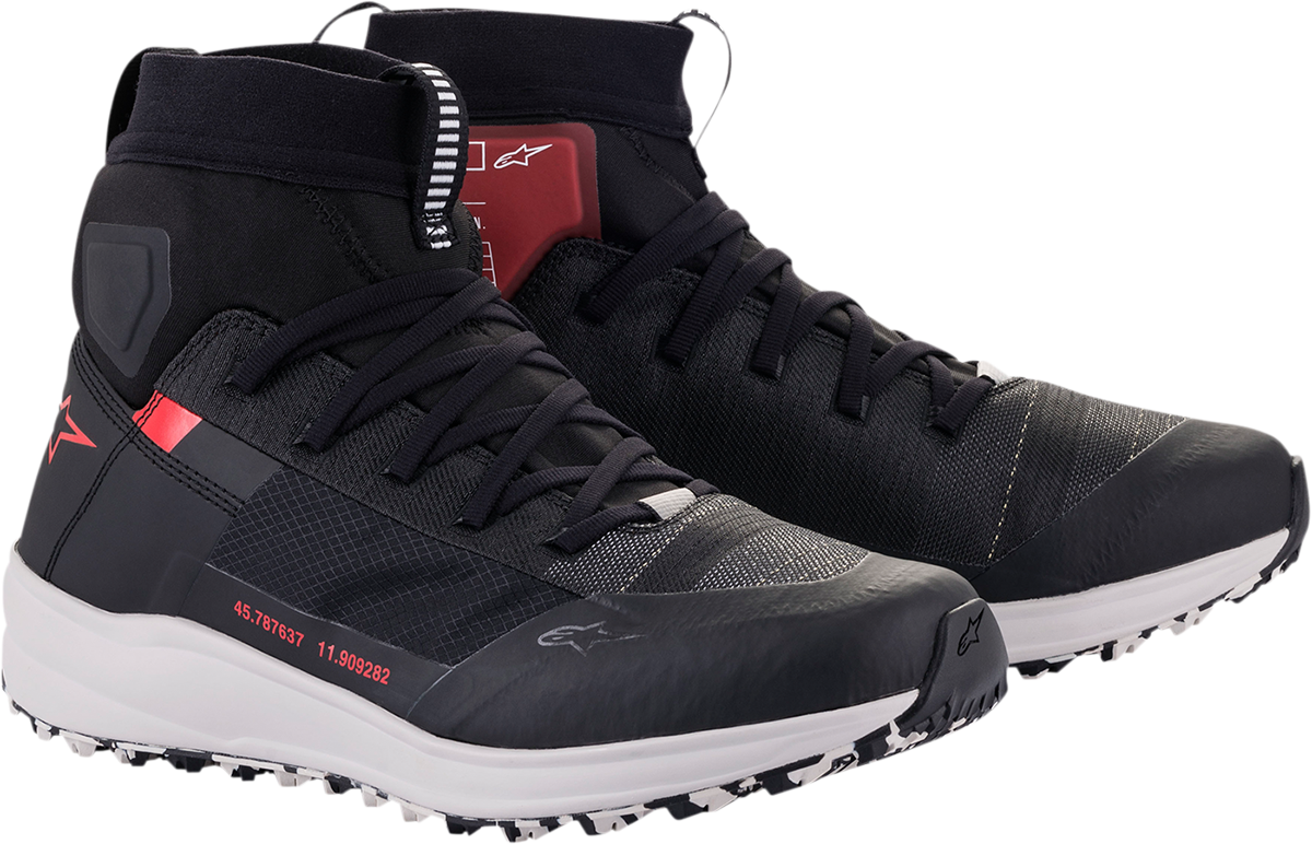 ALPINESTARS Speedforce Shoes - Black/White/Red - US 7.5 2654321-123-7.5