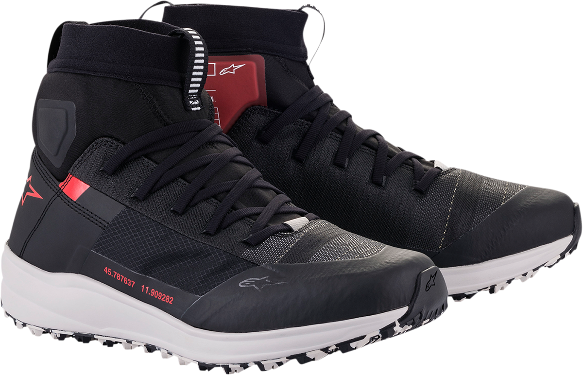 ALPINESTARS Speedforce Shoes - Black/White/Red - US 12 2654321-123-12