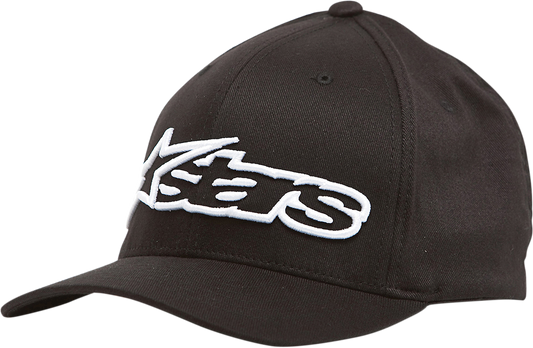 ALPINESTARS Blaze Flexfit® Hat - Black/White - Small/Medium 1039810051020SM