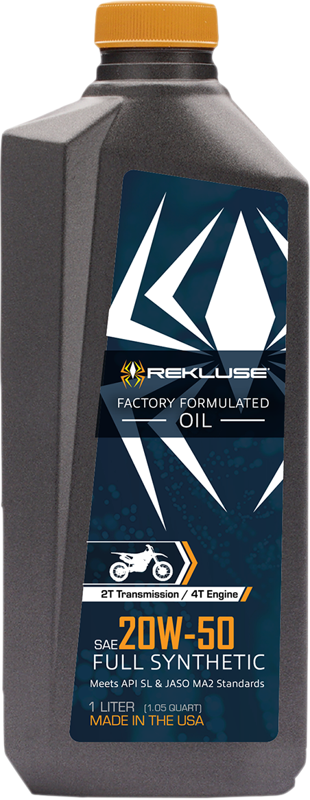 REKLUSE 2T Trans/4T Engine Oil - 20W-50 N/F USE W/TRASK BASKETS RMS-1099002