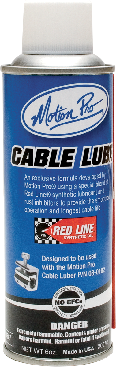 MOTION PRO Cable Lube - 6 oz. net wt. - Aerosol 15-0002