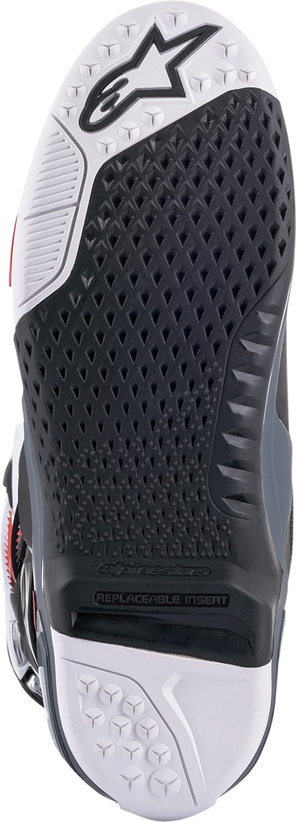 Botas superventiladas ALPINESTARS Tech 10 - Negro/Blanco/Gris/Rojo - US 9 2010520-1213-9 