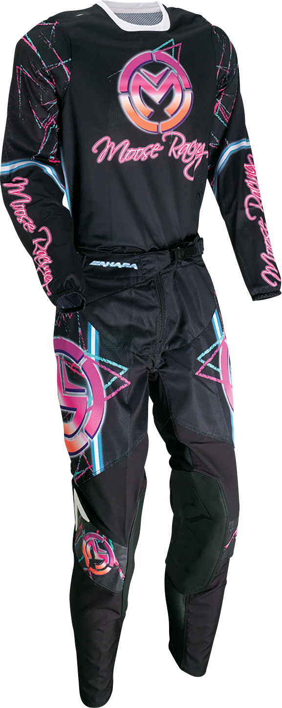 MOOSE RACING Sahara Jersey - Pink/Black - Large 2910-7452