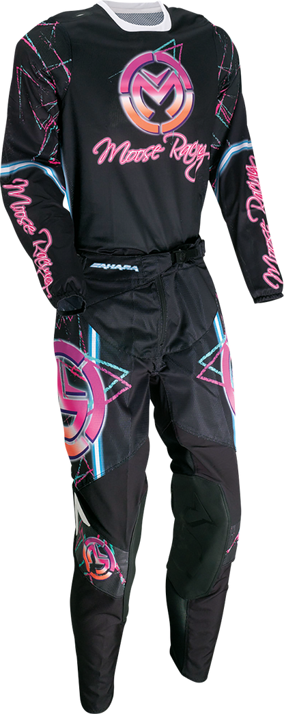MOOSE RACING Sahara Jersey - Pink/Black - Large 2910-7452