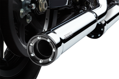COBRA 3" RPT Chrome  Mufflers for Harley-Davidson 1200 Iron /Roadster /Forty-Eight /883 SuperLow /Seventy-Two   6081