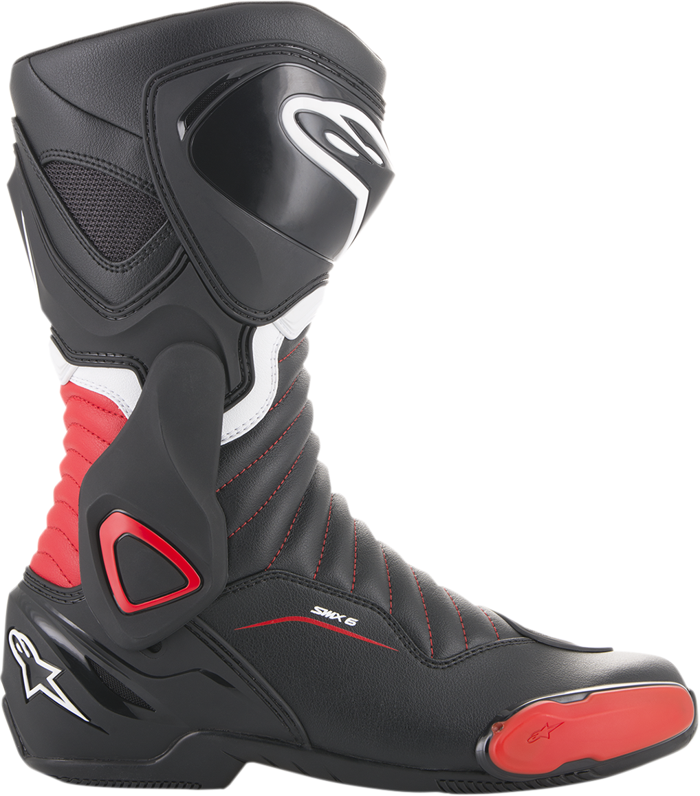 ALPINESTARS SMX-6 v2 Boots - Black/Red - US 12.5 / EU 48 22230171348