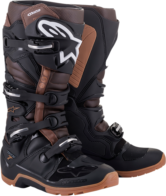 ALPINESTARS Tech 7 Enduro Boots - Black/Brown - US 9 2012114-1089-9