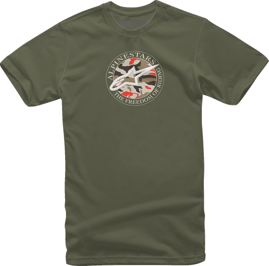 ALPINESTARS Dot Camo T-Shirt - Military - Medium 121372660690M