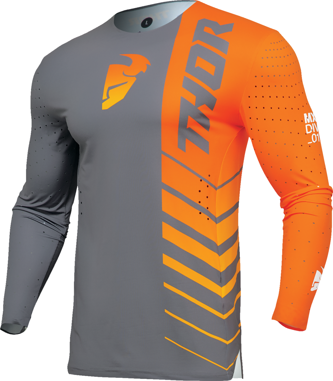 THOR Prime Analog Jersey - Charcoal/Orange - XL 2910-7692