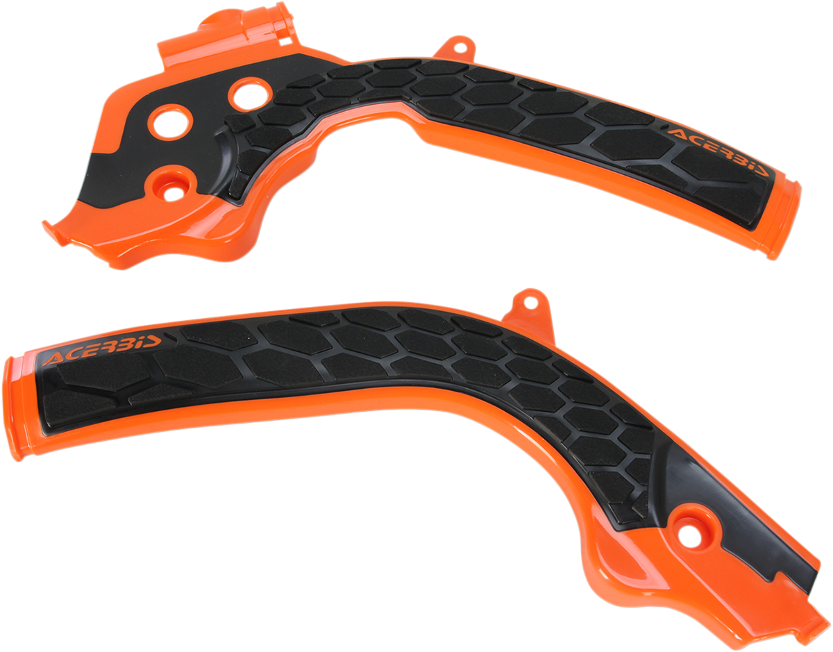 Protectores de cuadro ACERBIS X-Grip - '16 Naranja / Negro - Husqvarna | ktm 2449535225