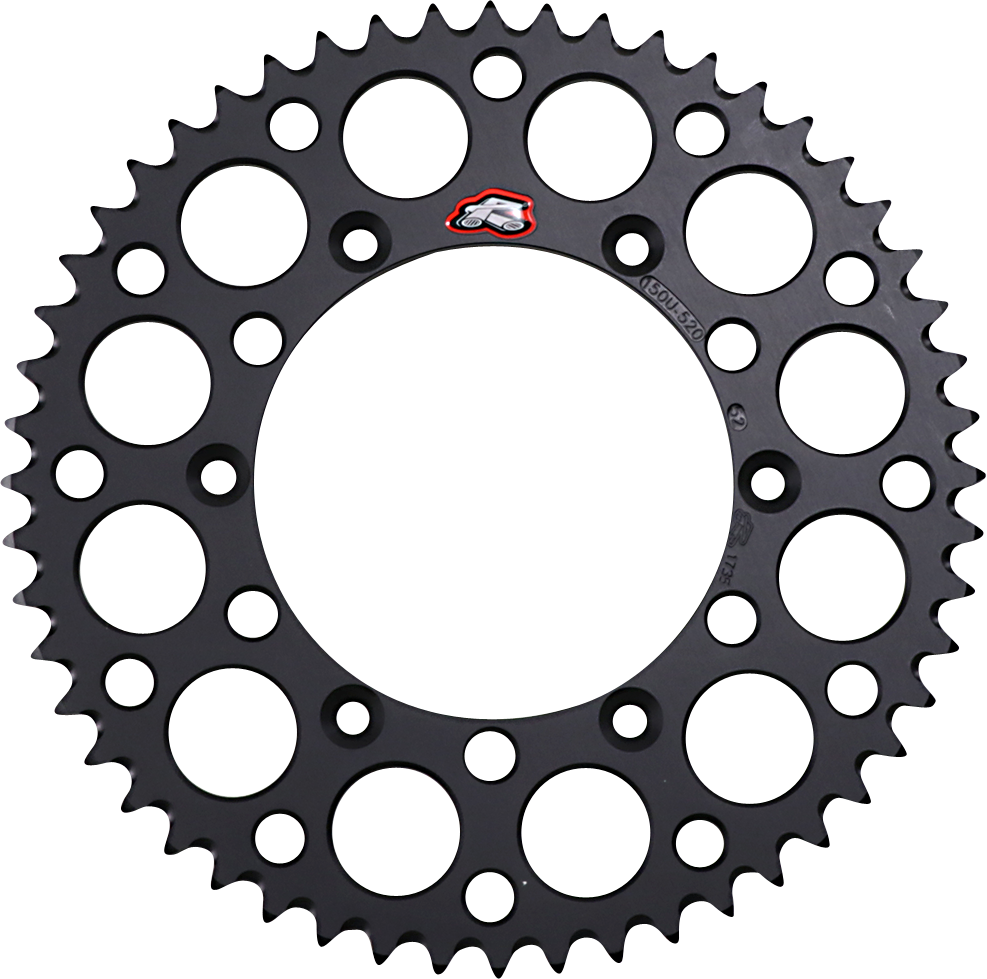 RENTHAL Sprocket - Black - 52 Tooth 150U-520-52GBBK