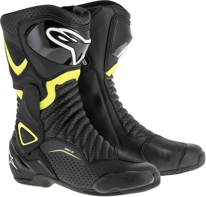 ALPINESTARS SMX-6 v2 Vented Boots - Black/Yellow - US 7.5 / EU 41 2223017-1550-41