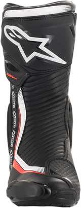 Botas ALPINESTARS SMX+ - Negro/Blanco/Rojo Fluorescente - US 8 / EU 42 2221019-1231-42
