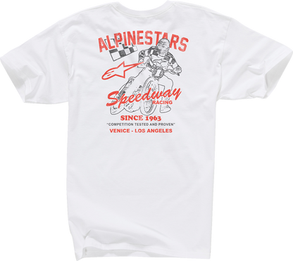 ALPINESTARS Speedway T-Shirt - White - Large 12137260020L