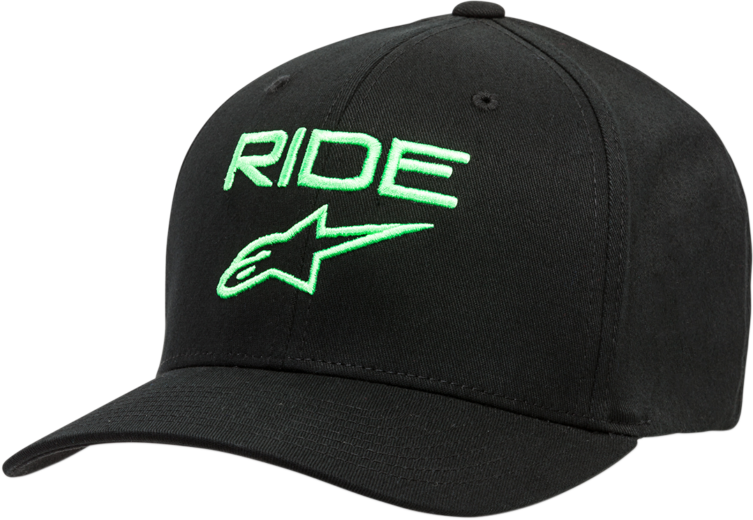 ALPINESTARS Ride 2.0 Hat - Black/Green - Large/XL 1019811141060LX