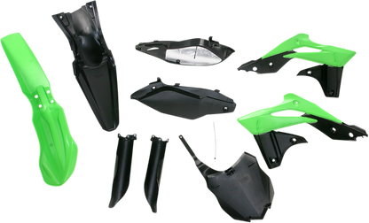 ACERBIS Full Replacement Body Kit - OEM '13 Black/Green 2314183914