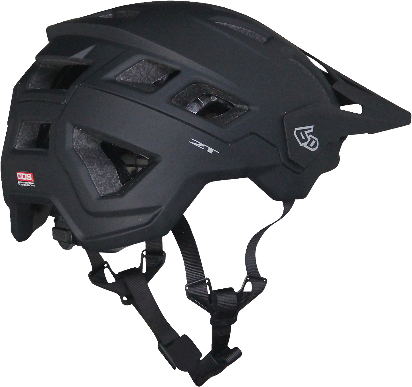 6D ATB-2T Helmet - Ascent - Black Matte - XS/S 23-0004