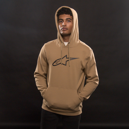 ALPINESTARS Ageless Pullover Hoodie - Sand/Black - 2XL 12125132023102X