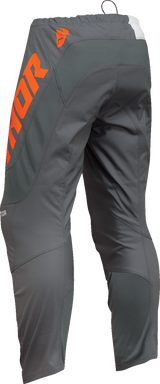 THOR Youth Sector Checker Pants - Charcoal/Orange - 20 2903-2428