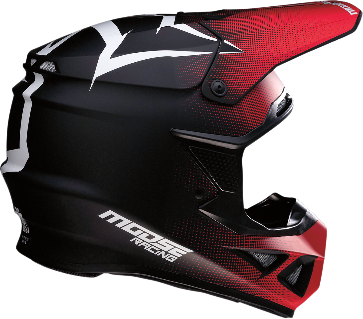 MOOSE RACING F.I. Helmet - Agroid™ - MIPS® - Red/Black - Small 0110-6692