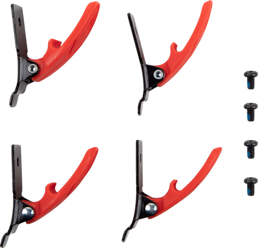 MOOSE RACING Qualifier Boot Buckle Kit - Red 3430-1008