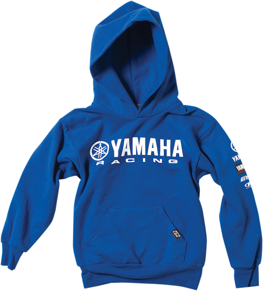 FACTORY EFFEX Sudadera con capucha Yamaha Racing para jóvenes - Azul - Pequeña 19-83230 