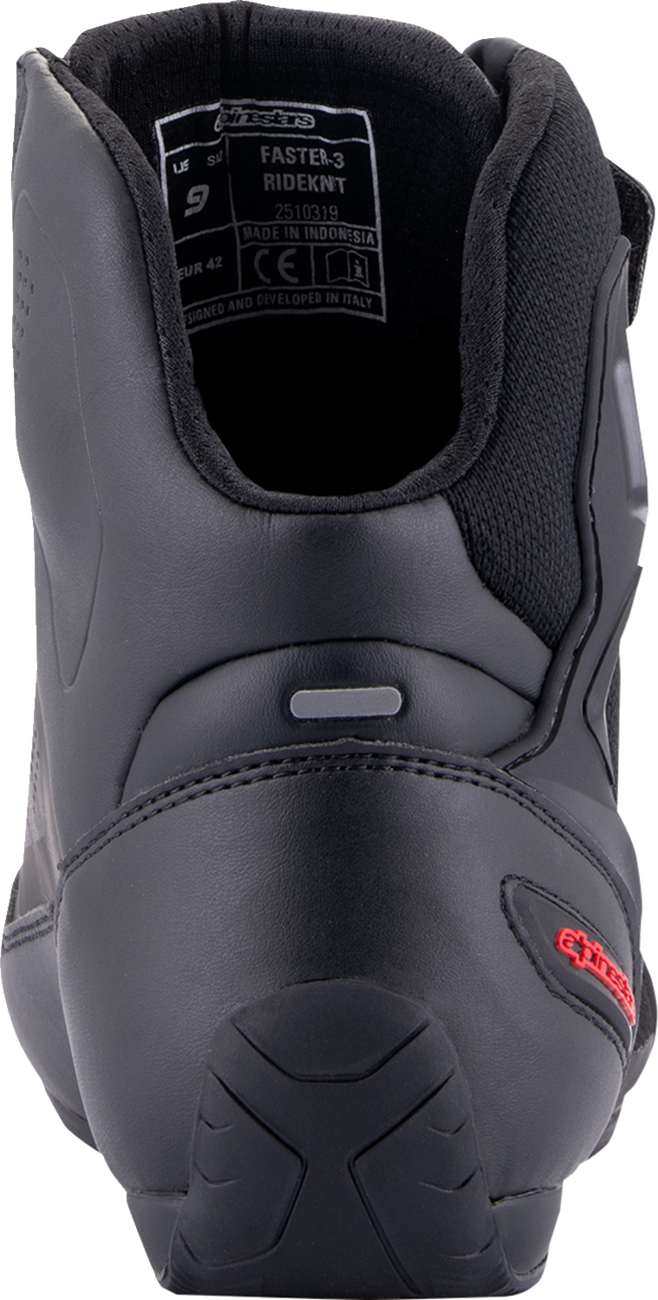 ALPINESTARS Faster-3 Rideknit® Shoes - Black/Gray/Red - US 11 2510319-1993-11