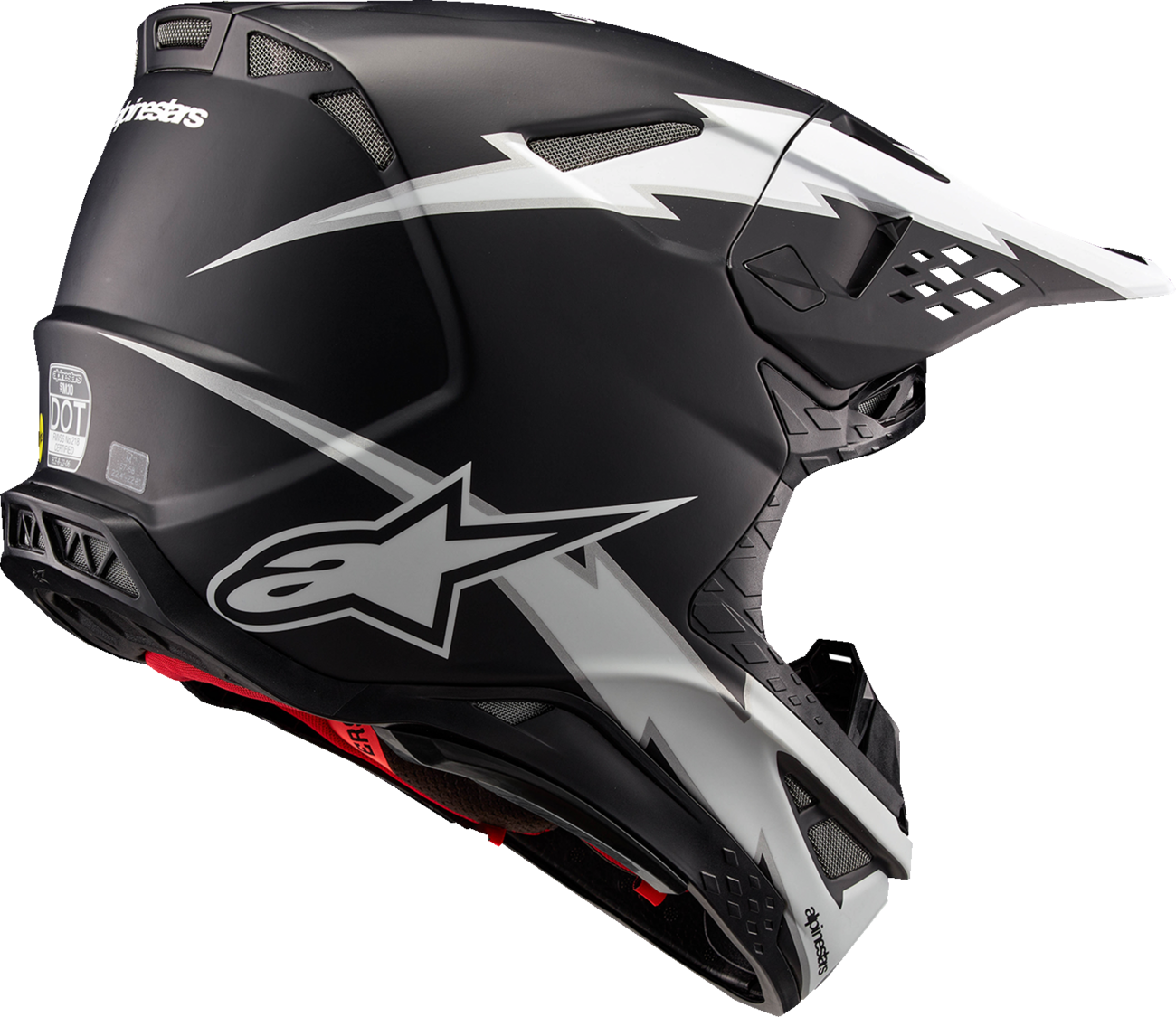 Casco ALPINESTARS Supertech M10 - Ampress - MIPS - Negro mate/Blanco - Grande 8300823-1121-L 