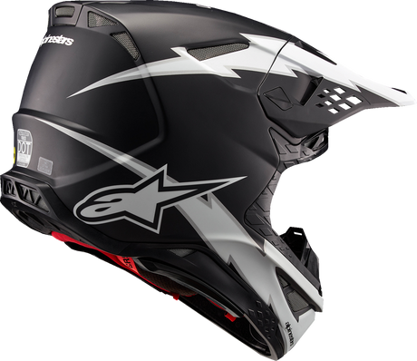 ALPINESTARS Supertech M10 Helmet - Ampress - MIPS® - Matte Black/White - Small 8300823-1121-S