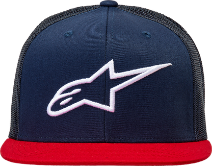 ALPINESTARS Corp Trucker Hat - Navy/Red - One Size 1025810037030OS