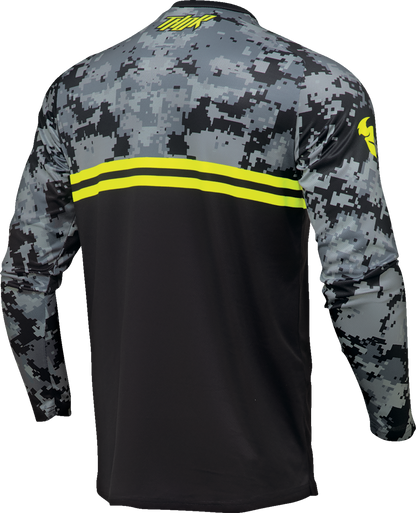 THOR Sector DIGI Jersey - Black/Camo - Large 2910-7568