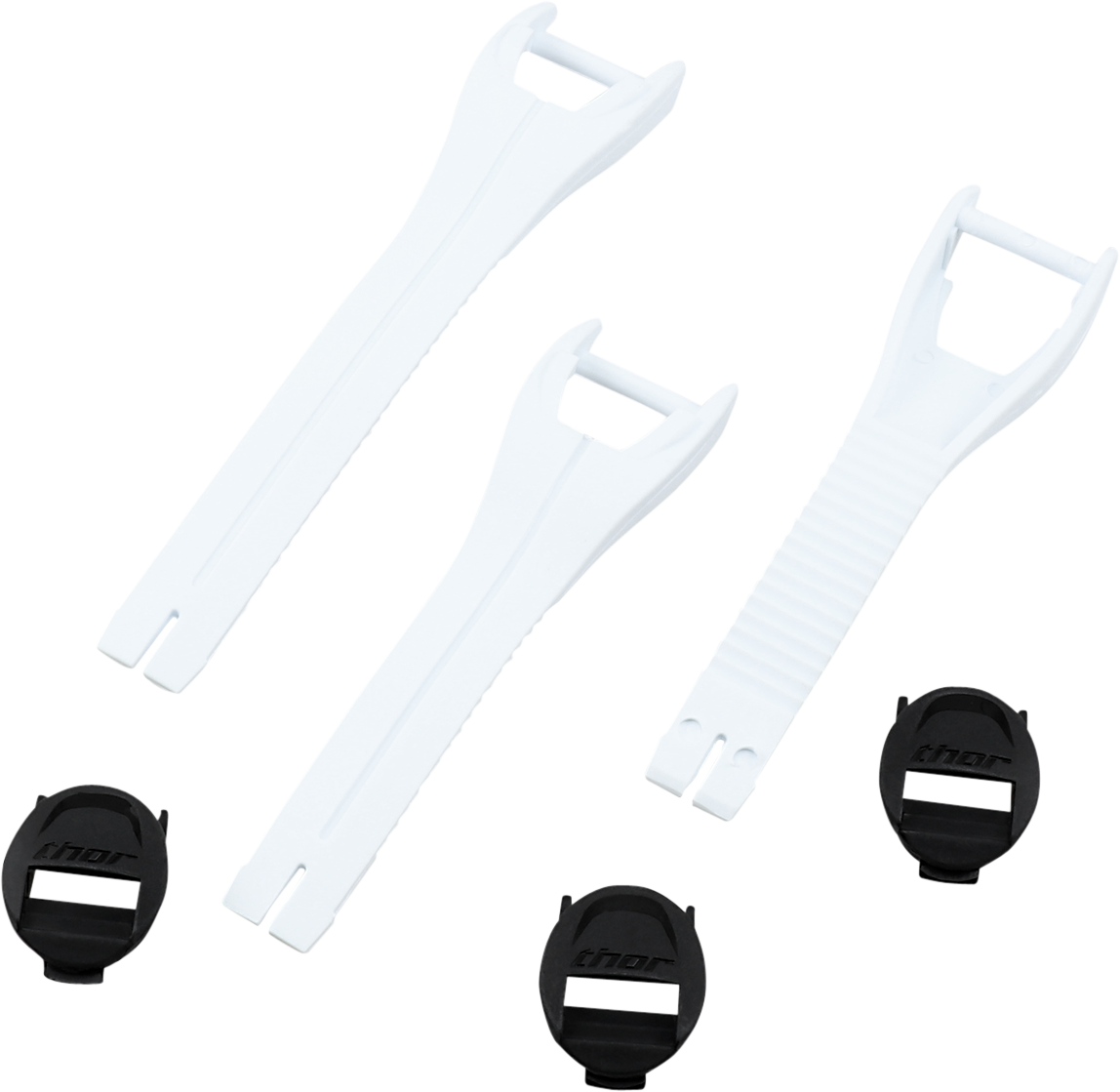 THOR Blitz XP MX Boot Straps - Youth - White - Size 1-7 3430-0876