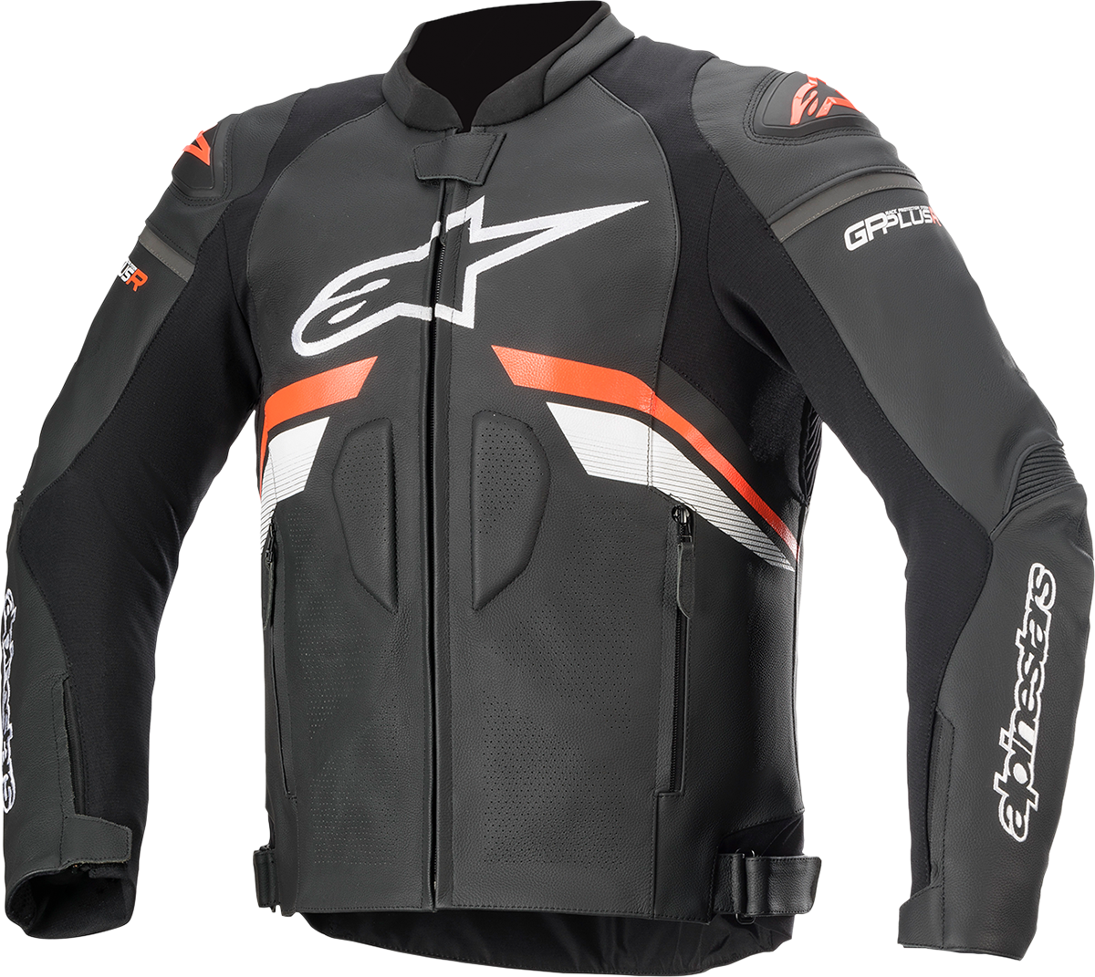 Chaqueta de cuero ALPINESTARS GP Plus R v3 - Negro/Rojo/Blanco - US 44 / EU 54 3100620-1321-54