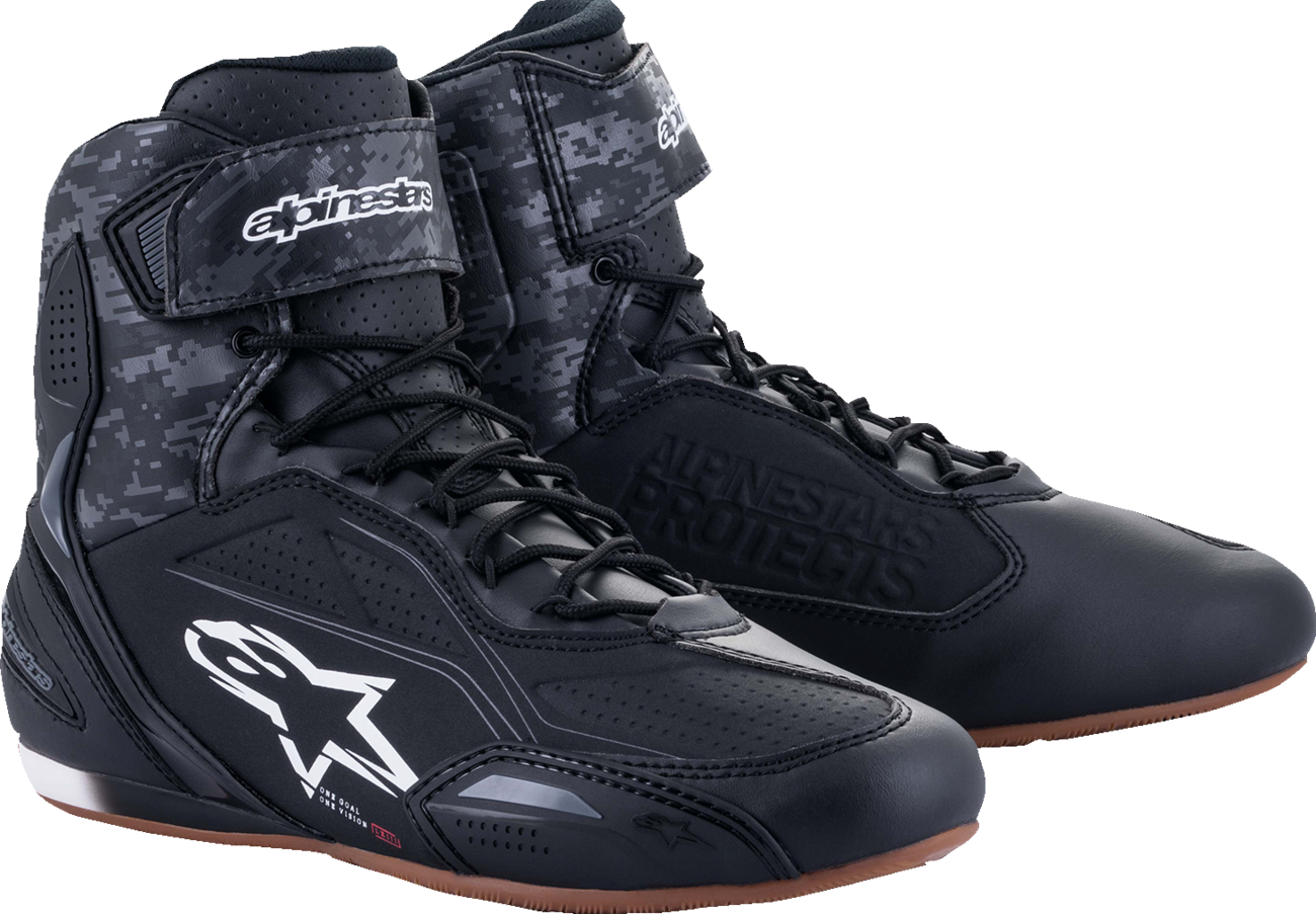Zapatos ALPINESTARS Faster-3 - Negro/Gris - US 12.5 2510219118213