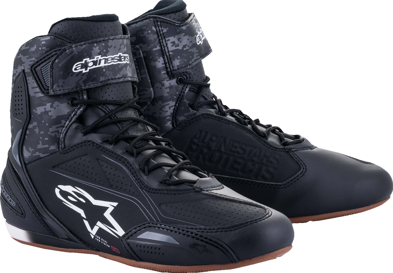 ALPINESTARS Faster-3 Shoes - Black/Gray - US 12.5 2510219118213