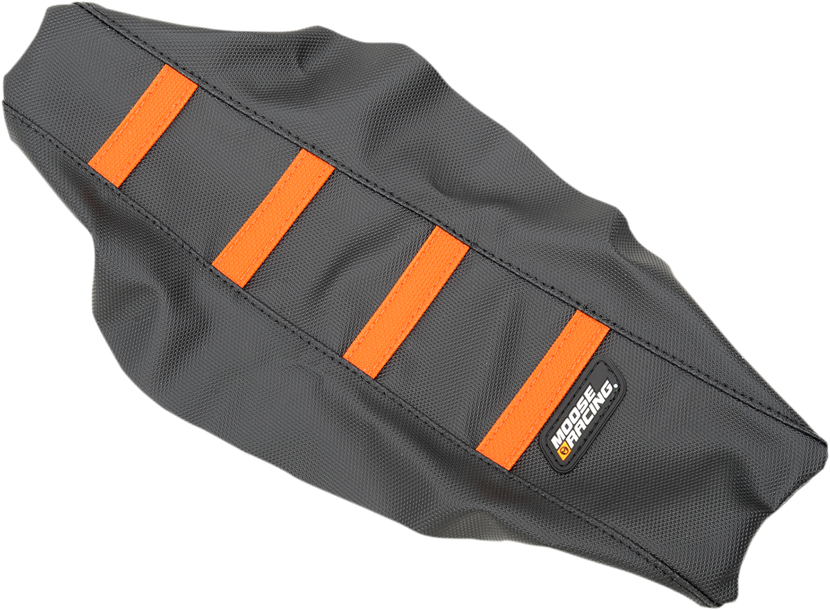 Funda de asiento acanalada MOOSE RACING - Funda negra/Costillas naranja - KTM KTM5016-336RT 