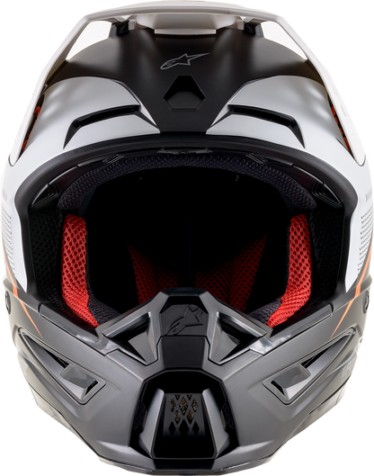 ALPINESTARS SM5 Helmet - Rayon - Black/White/Orange - XL 8304121-1242-XL