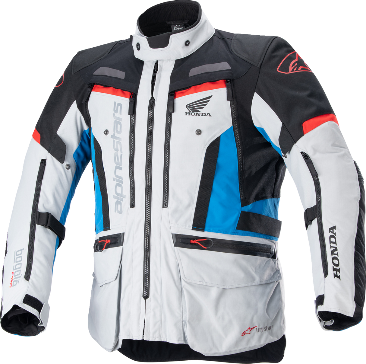 Chaqueta ALPINESTARS Honda Bogot Pro Drystar - Gris/Negro/Rojo/Azul - 2XL 3206723-9173-2X 