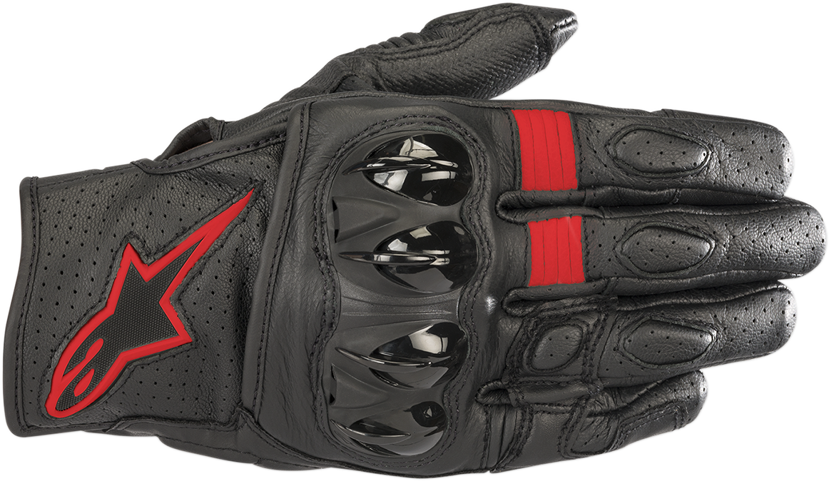 ALPINESTARS Celer V2 Gloves - Black/Fluo Red - Medium 3567018-1030-M