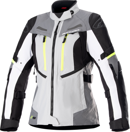 Chaqueta ALPINESTARS Stella Bogota Drystar - Gris/Blanco - Mediana 3217023-9037-M 