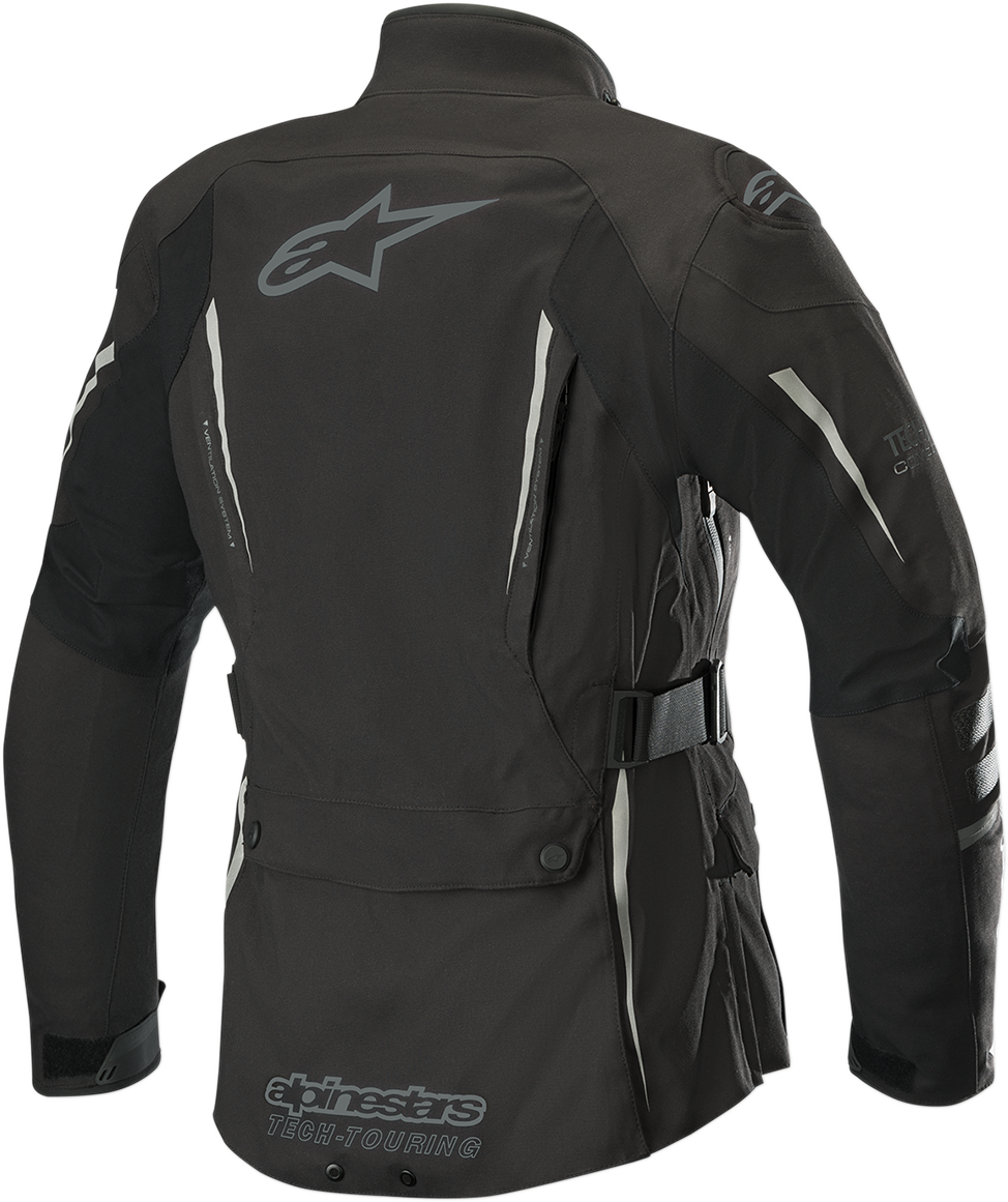 ALPINESTARS Stella Yaguara Drystar Jacket - Black/Anthracite - Small 3213218-104-S