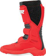 THOR Youth Blitz XR Boots - Red/Charcoal - Size 1 3411-0752