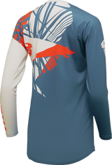 THOR Women's Sector Split Jersey - Blue/White - Large 2911-0297