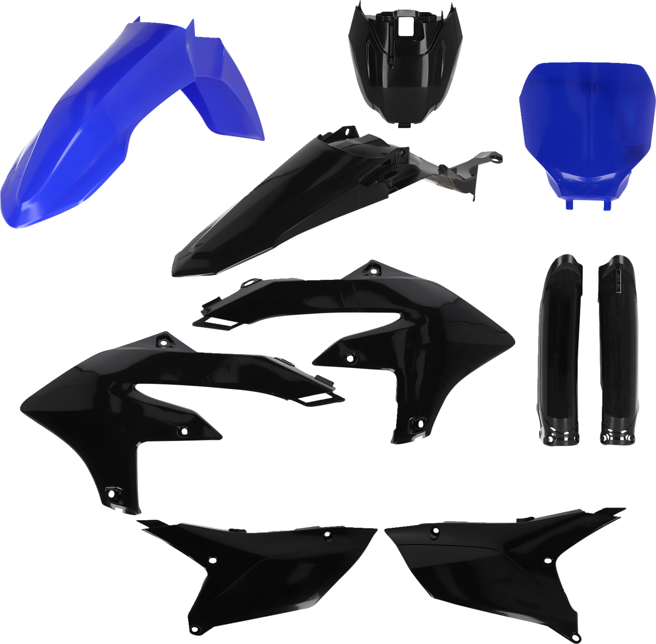 ACERBIS Full Replacement Body Kit - Black/Blue 2979591004